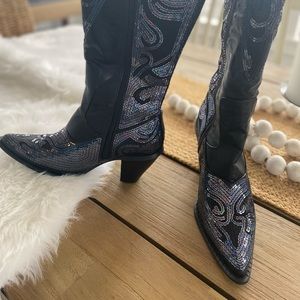 John Fashion Black Boots